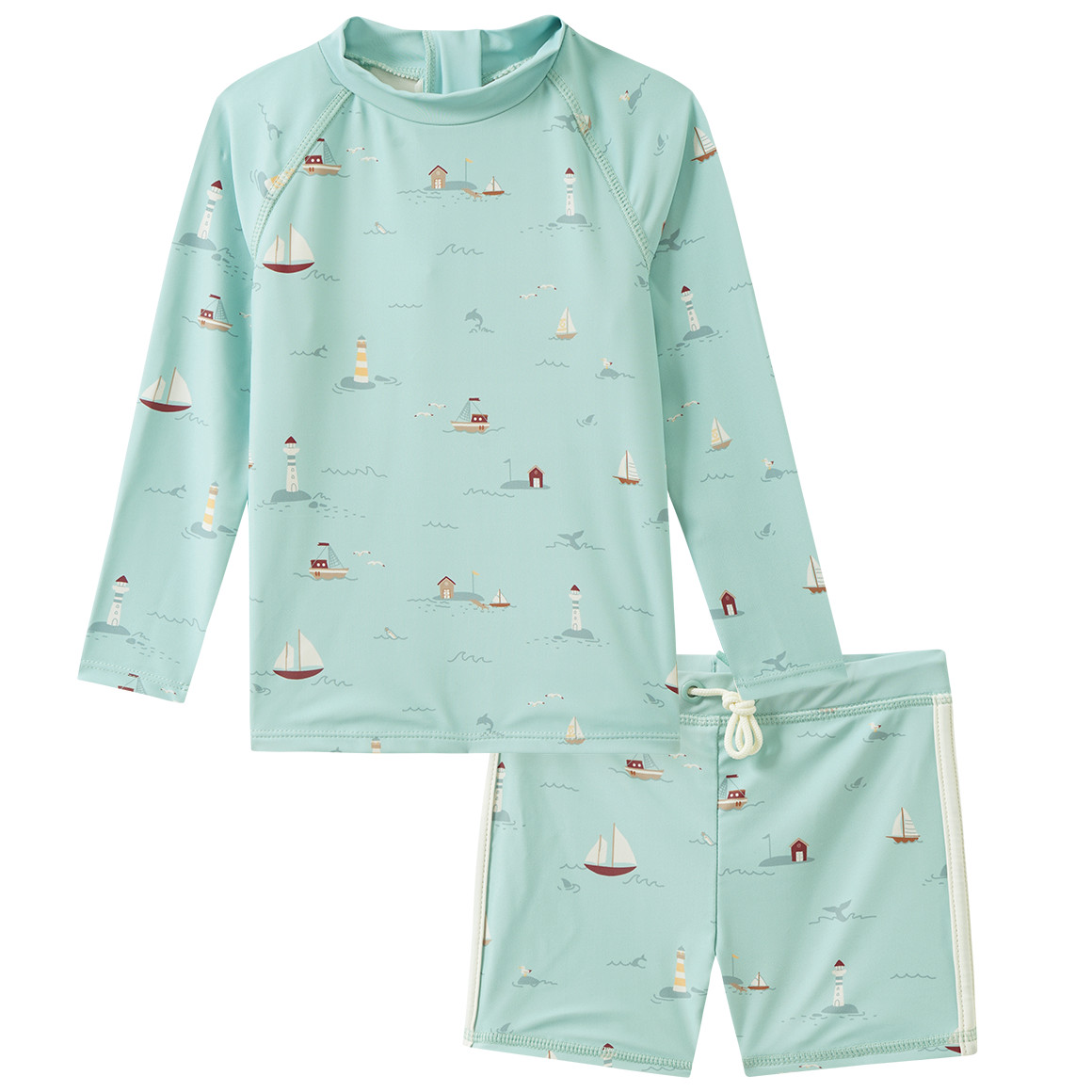 Baby uv-set met zwemshirt en broek UPF40