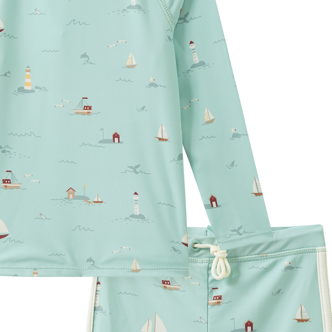 Baby uv-set met zwemshirt en broek UPF40