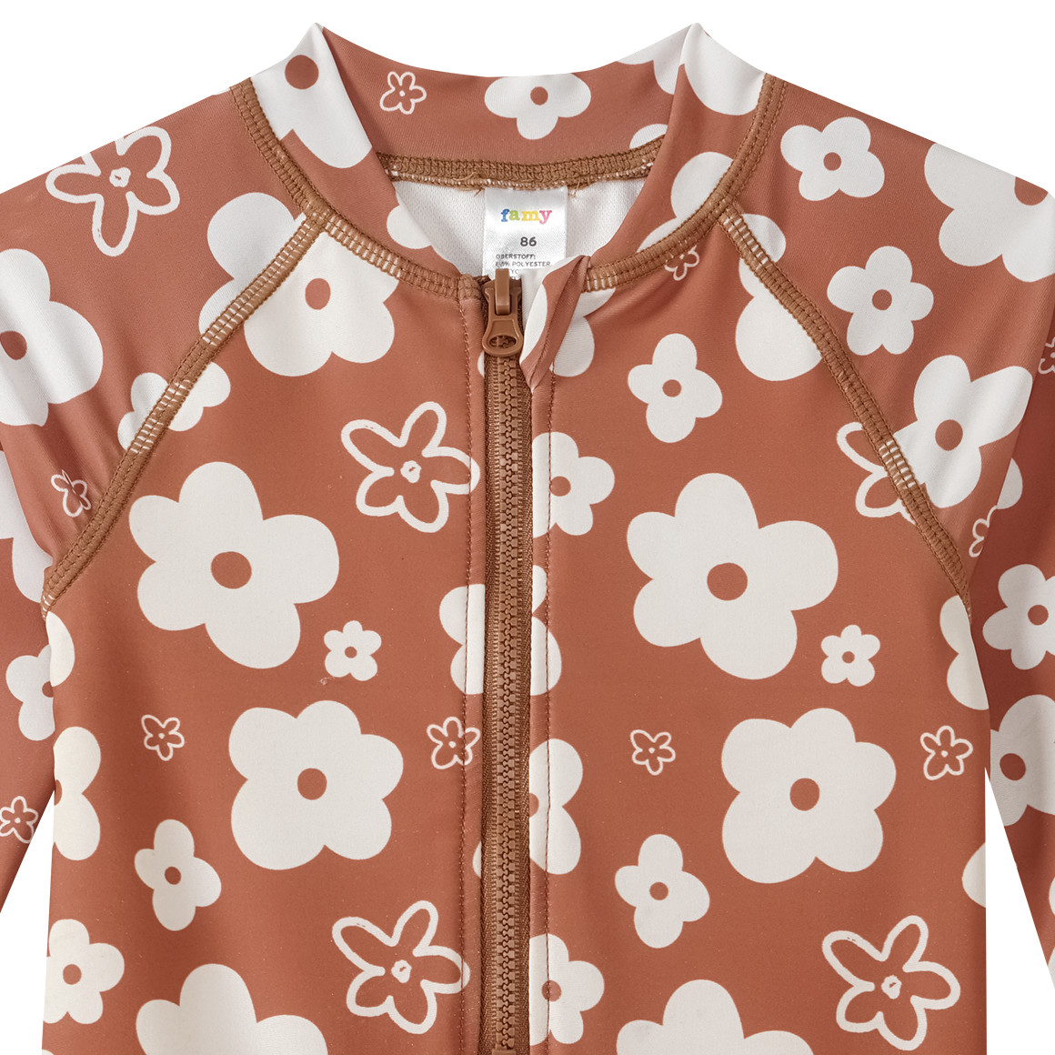 Baby UV-Badeoverall mit Blumen UPF40