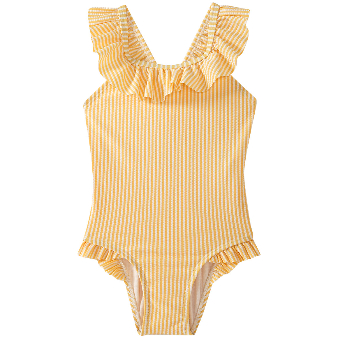 Baby Badeanzug mit Seersucker-Streifen