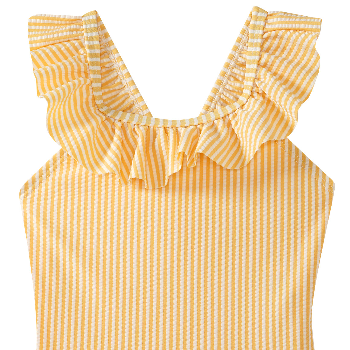 Baby Badeanzug mit Seersucker-Streifen