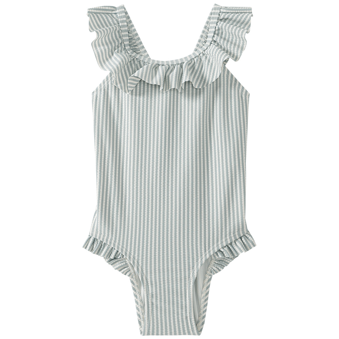 Baby Badeanzug mit Seersucker-Streifen