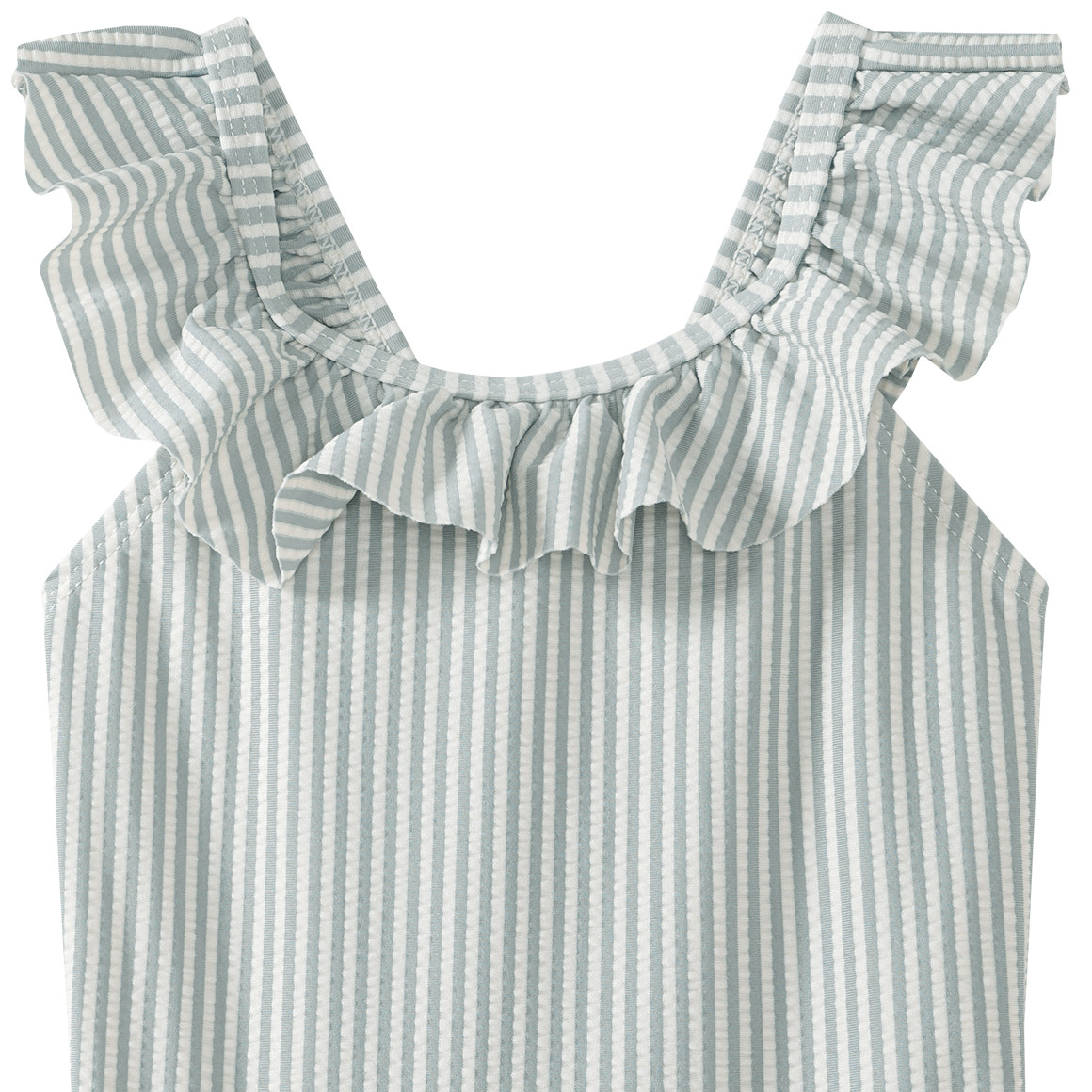 Baby Badeanzug mit Seersucker-Streifen