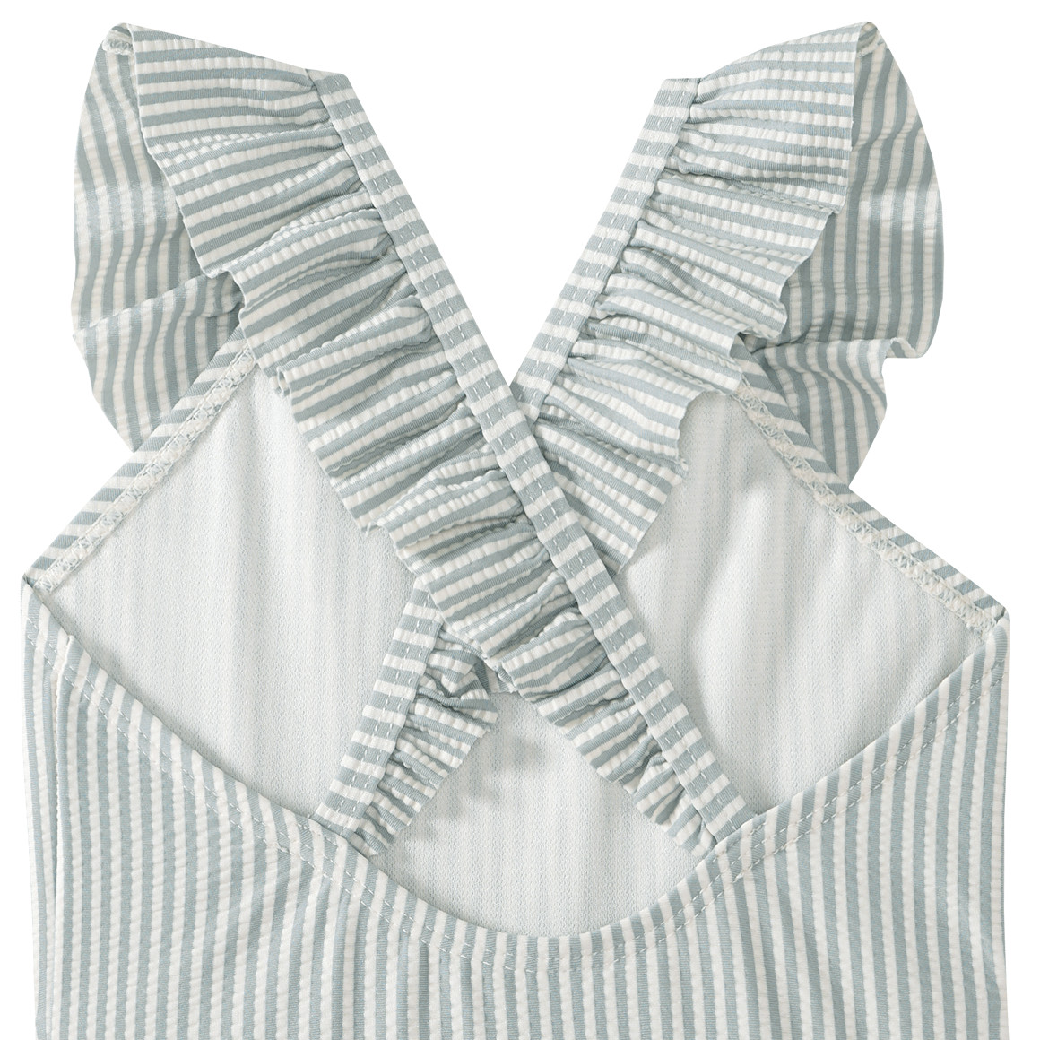 Baby Badeanzug mit Seersucker-Streifen