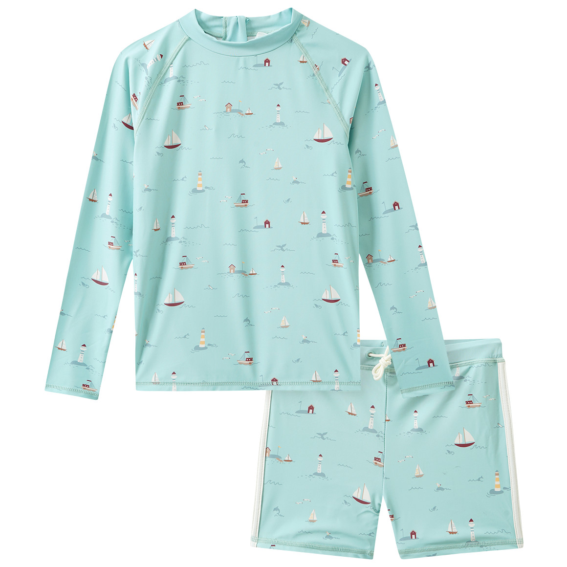 Jungen UV-Set mit Badeshirt und Hose UPF40