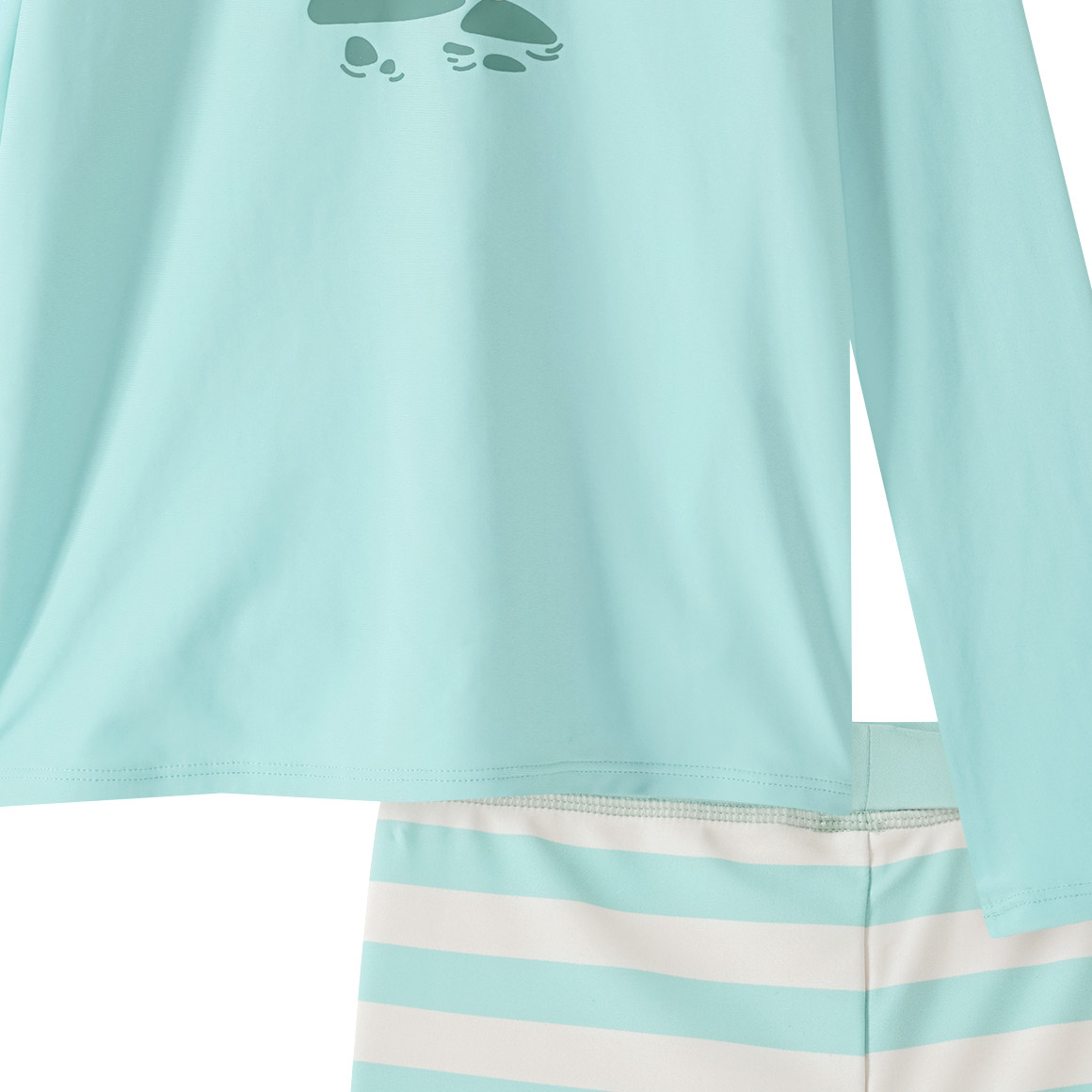 Mädchen UV-Set mit Badeshirt und Hose UPF40