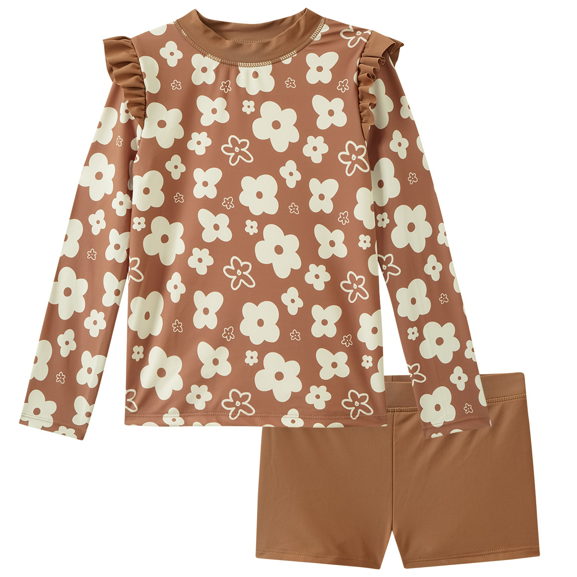 Mädchen UV-Set mit Badeshirt und Hose UPF40