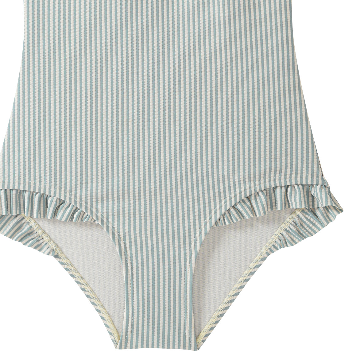 Mädchen Badeanzug mit Seersucker-Streifen