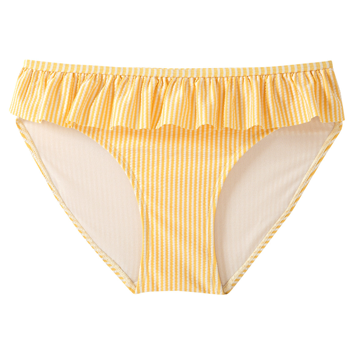 Mädchen Bikini mit Seersucker-Streifen