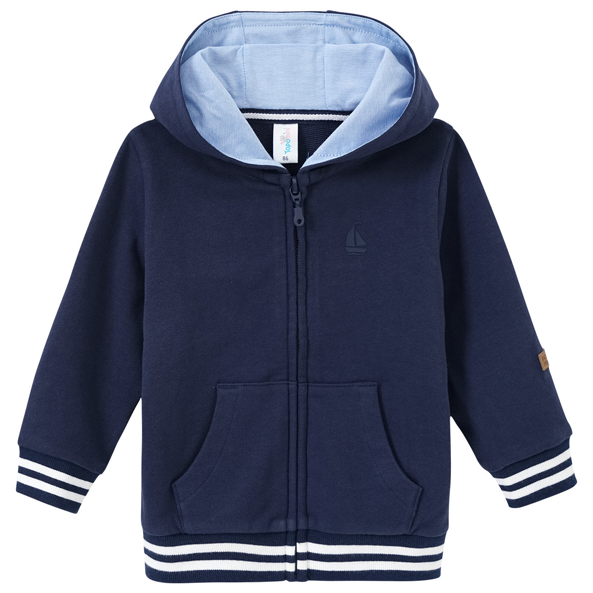 Baby Sweatjacke aus Bio-Baumwolle