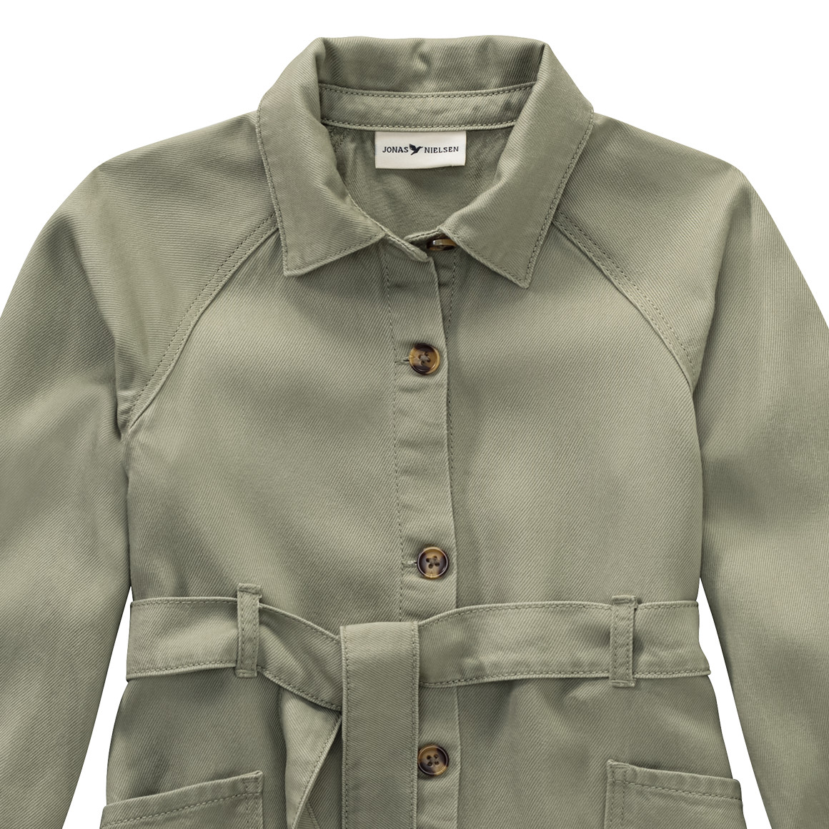 Mädchen Kleid mit Bindegürtel