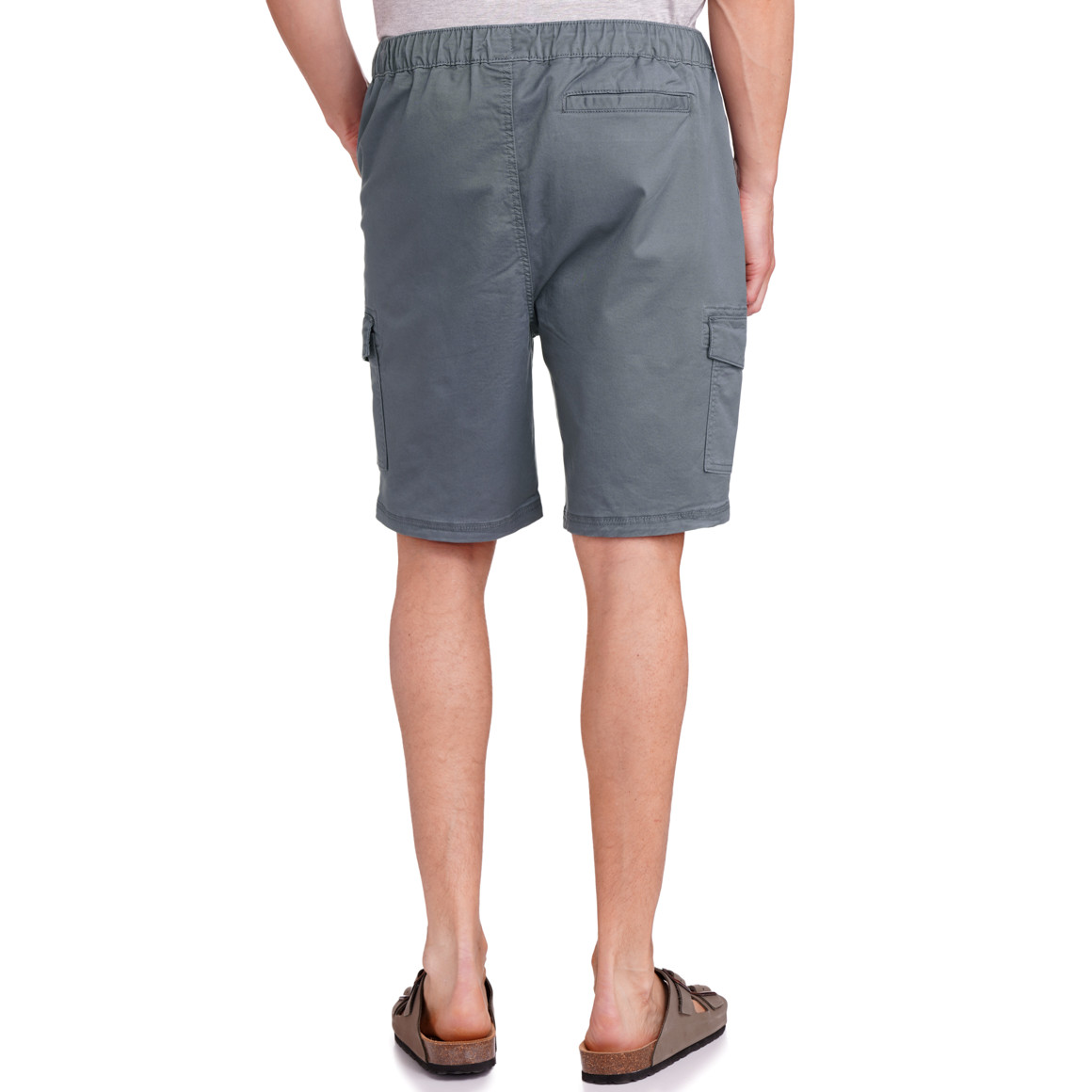 Herencargoshort met elastische tailleband