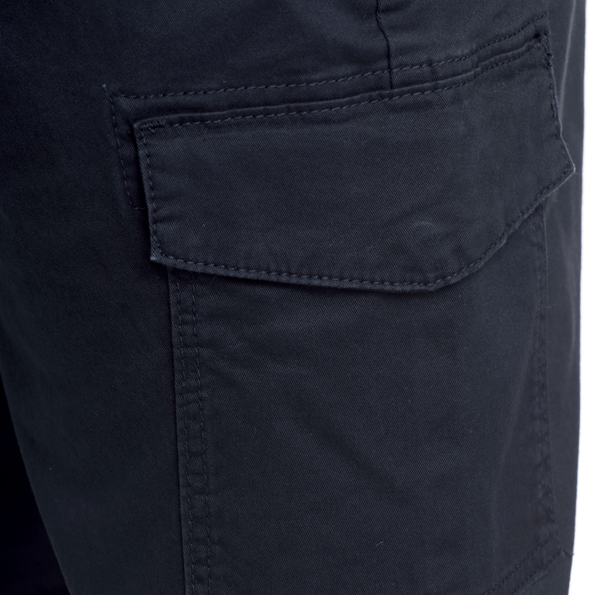 Herencargoshorts met elastische tailleband