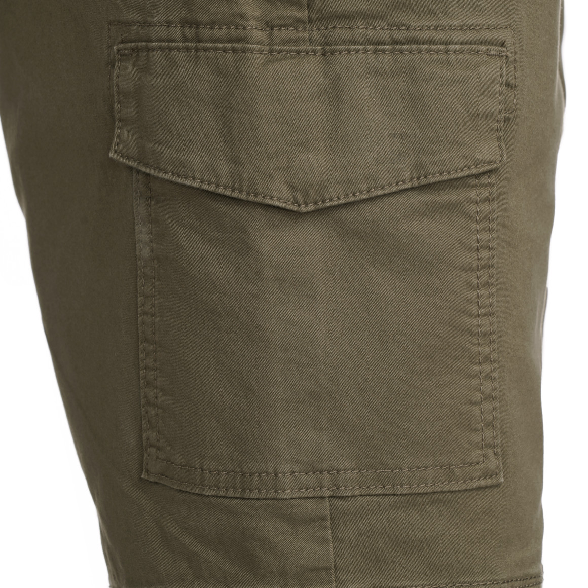 Herencargoshort met elastische tailleband