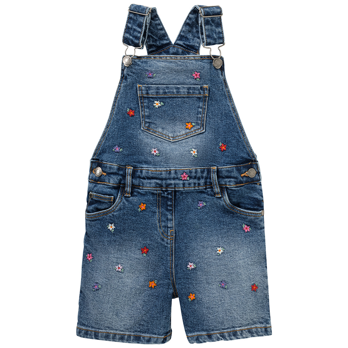 Mädchen Latzhose mit Stickerei