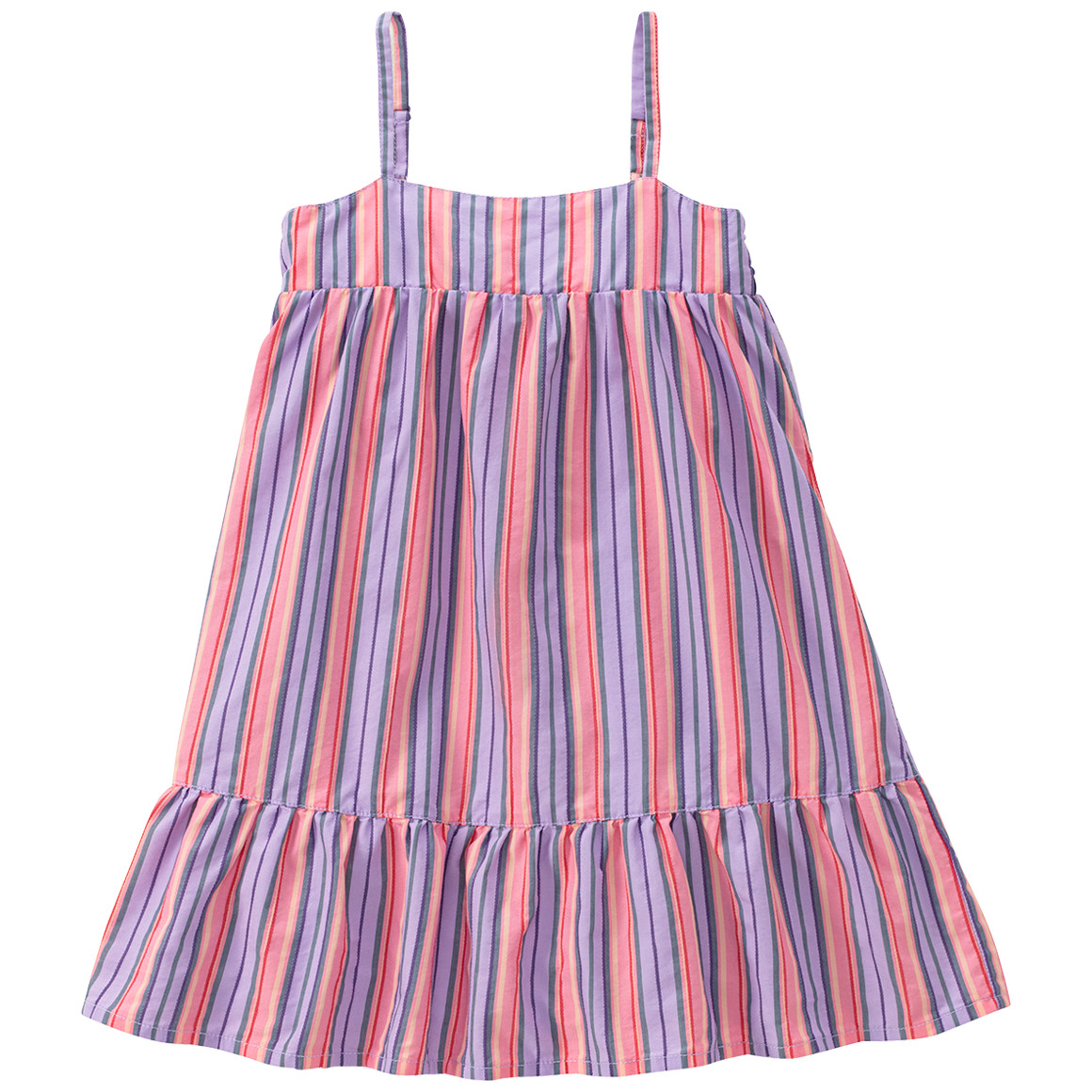 Mädchen Kleid mit Längsstreifen