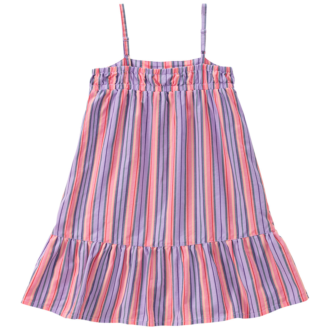 Mädchen Kleid mit Längsstreifen