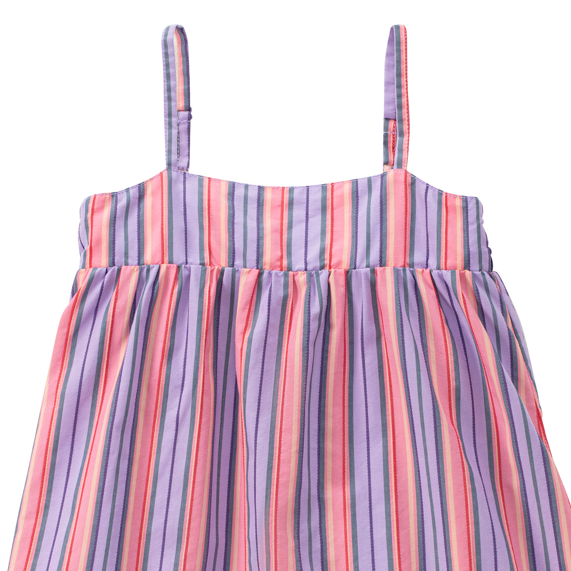 Mädchen Kleid mit Längsstreifen