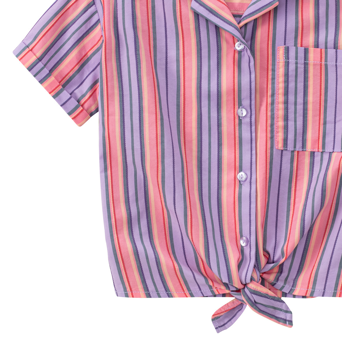 Mädchen Bluse mit Streifen