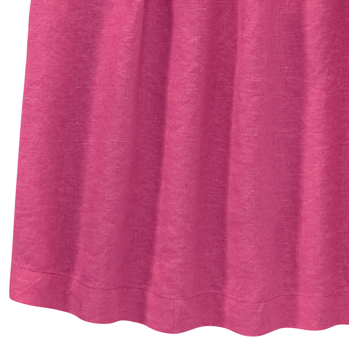 Mädchen Leinen-Kleid mit kurzen Ärmeln