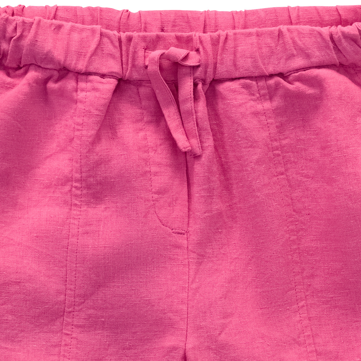 Mädchen Leinen-Shorts mit Tunnelzug