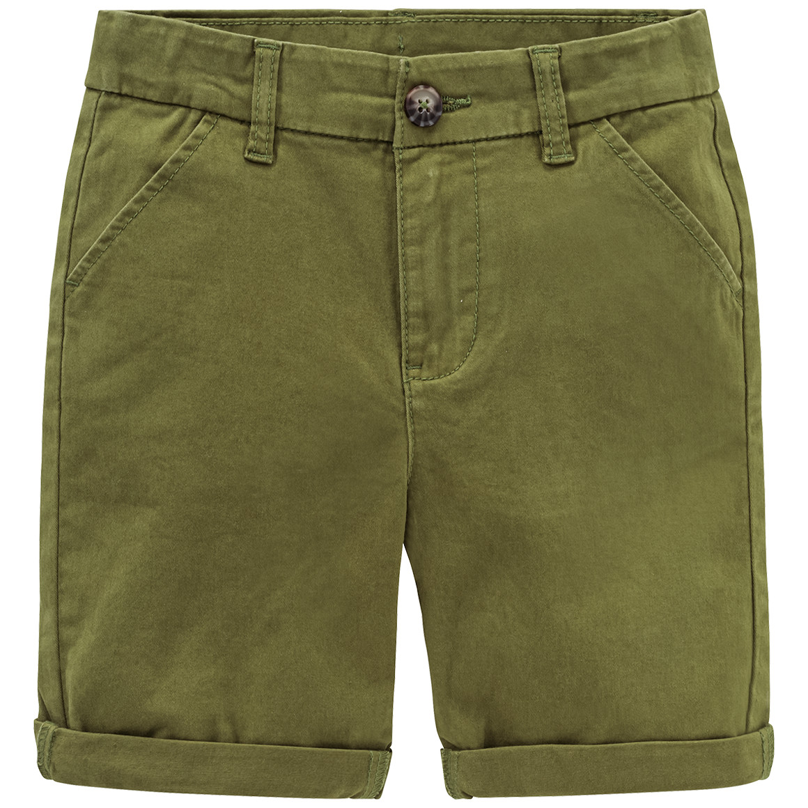 Jungen Bermuda-Shorts in Unifarben