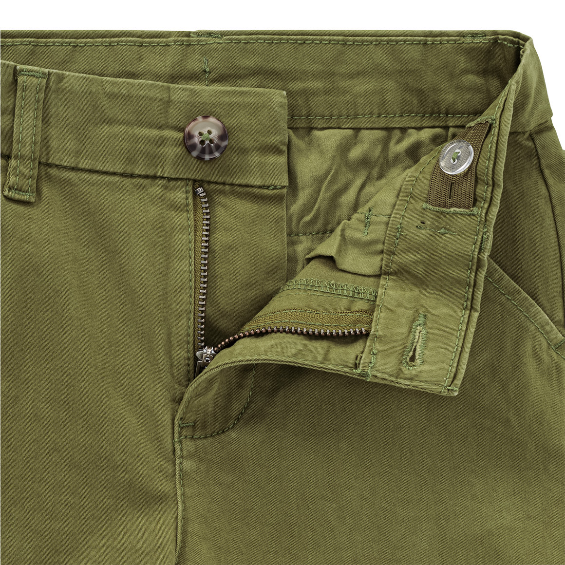 Jungen Bermuda-Shorts in Unifarben