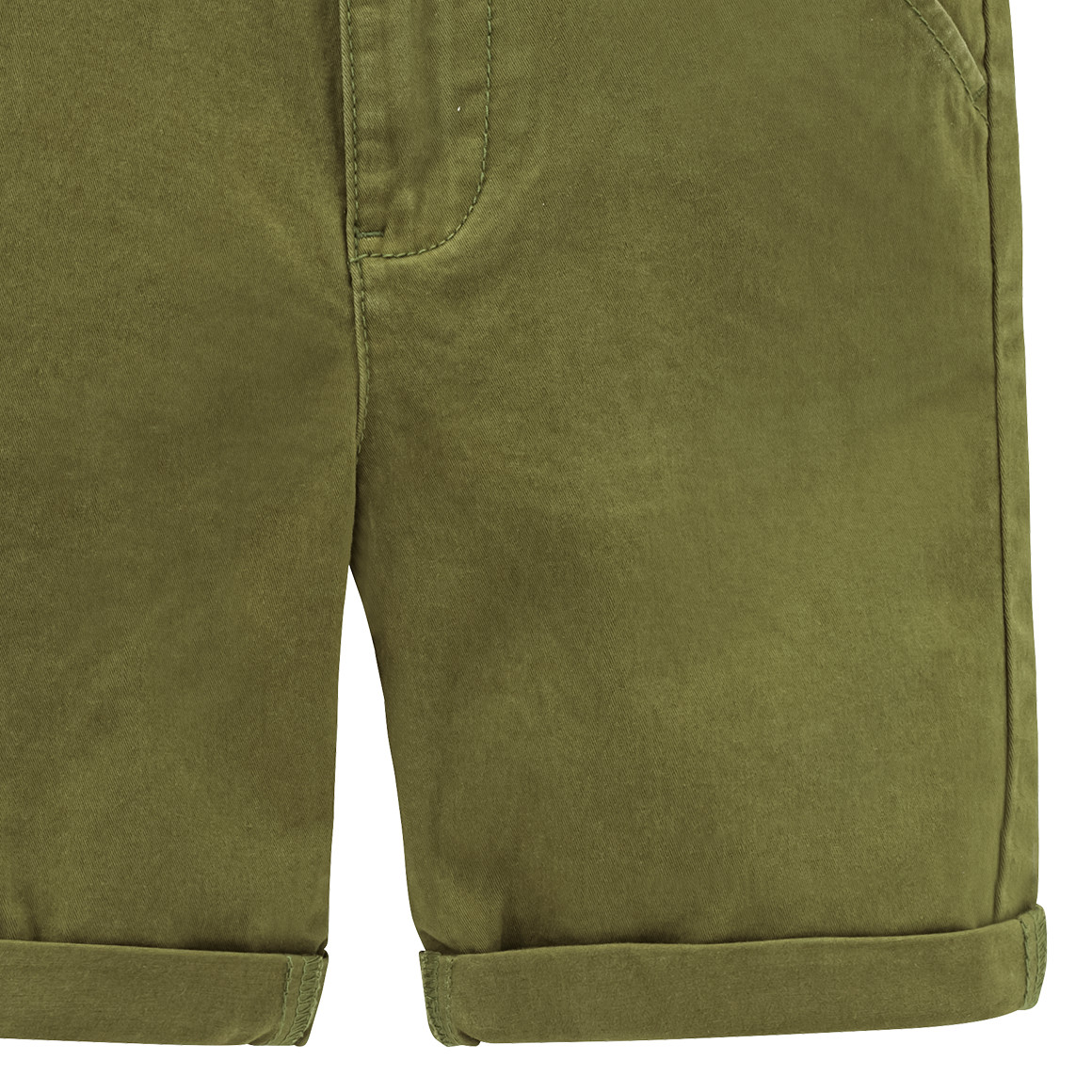 Jungen Bermuda-Shorts in Unifarben