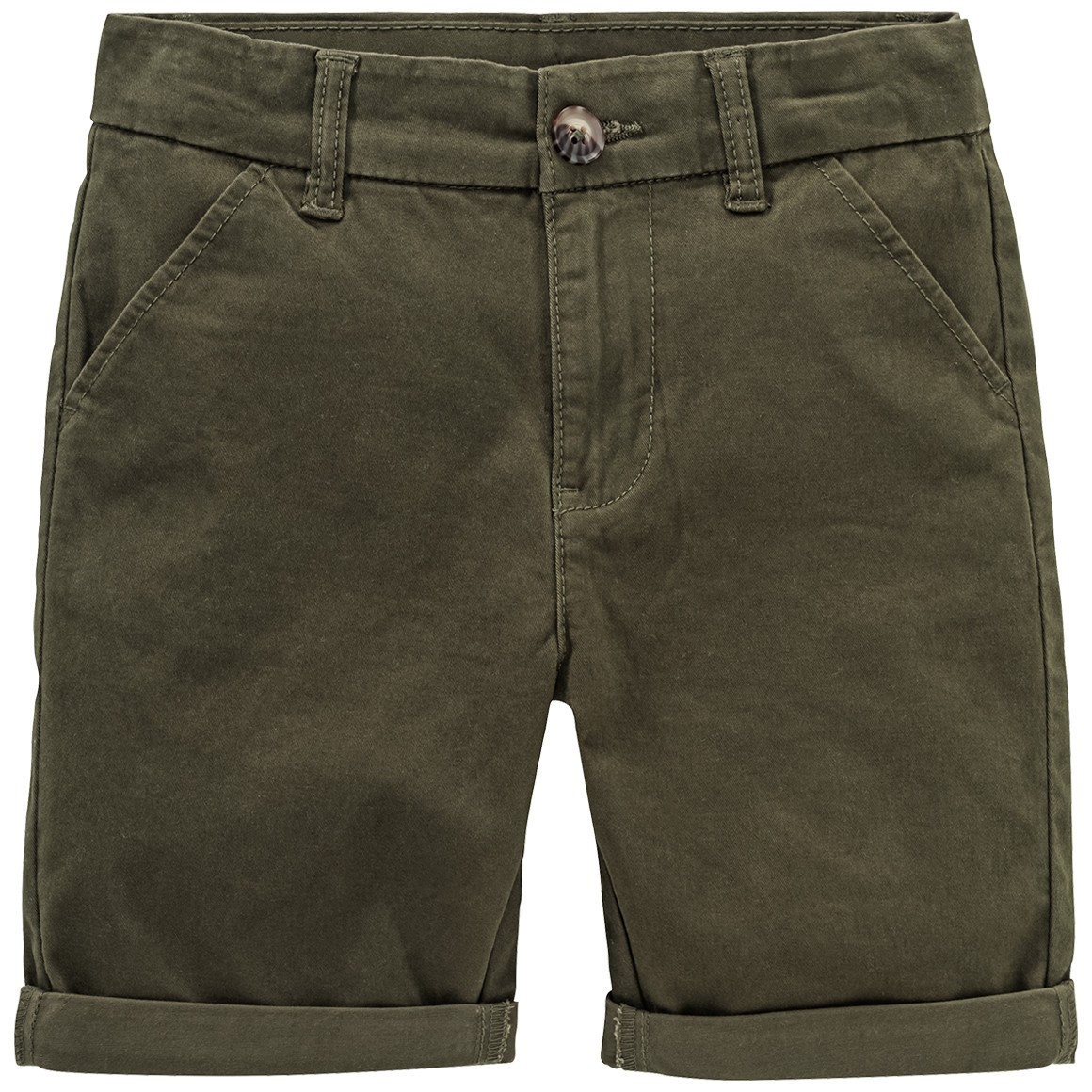 Jungen Bermuda-Shorts in Unifarben
