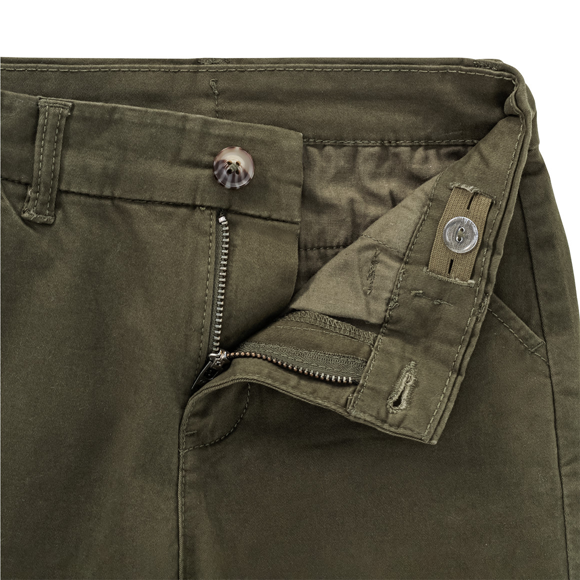 Jungen Bermuda-Shorts in Unifarben
