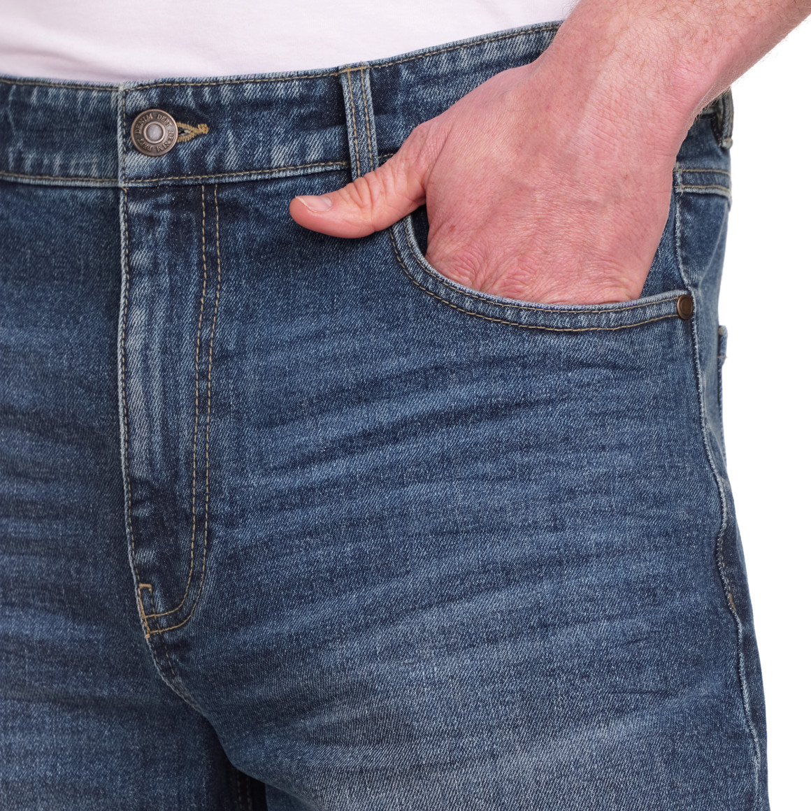 Herren Jeans-Shorts in Denim-Optik