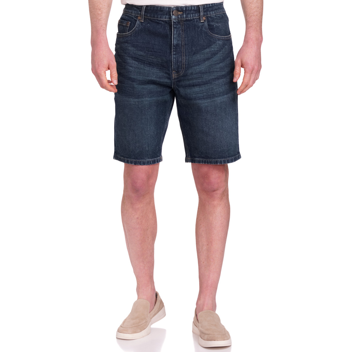 Herren Jeans-Shorts in Denim-Optik