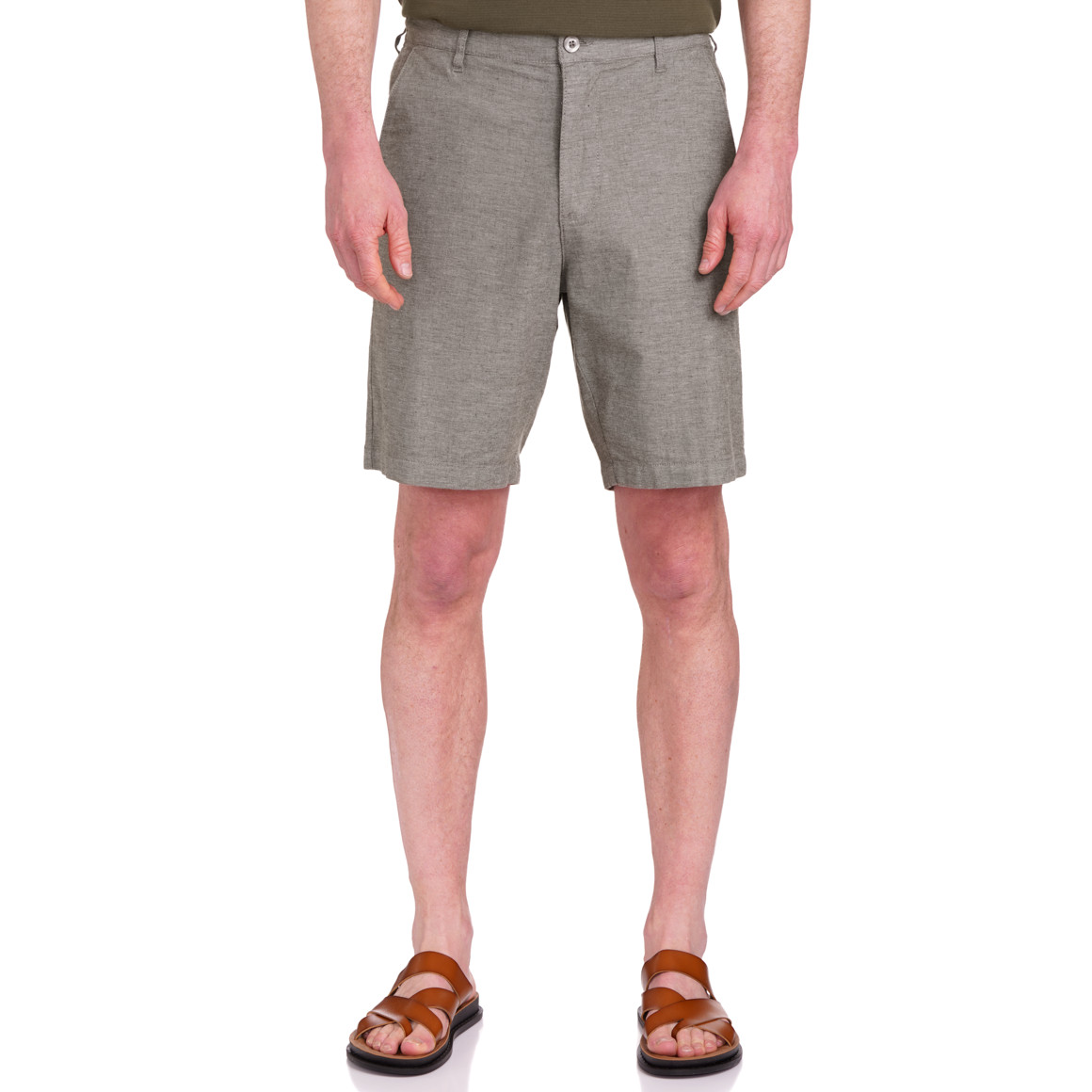 Herenshort met linnen