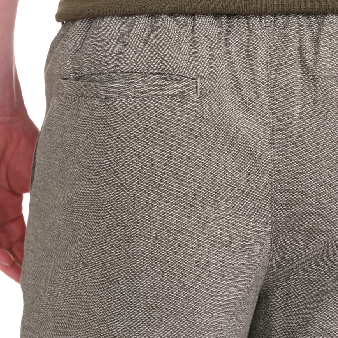 Herenshort met linnen