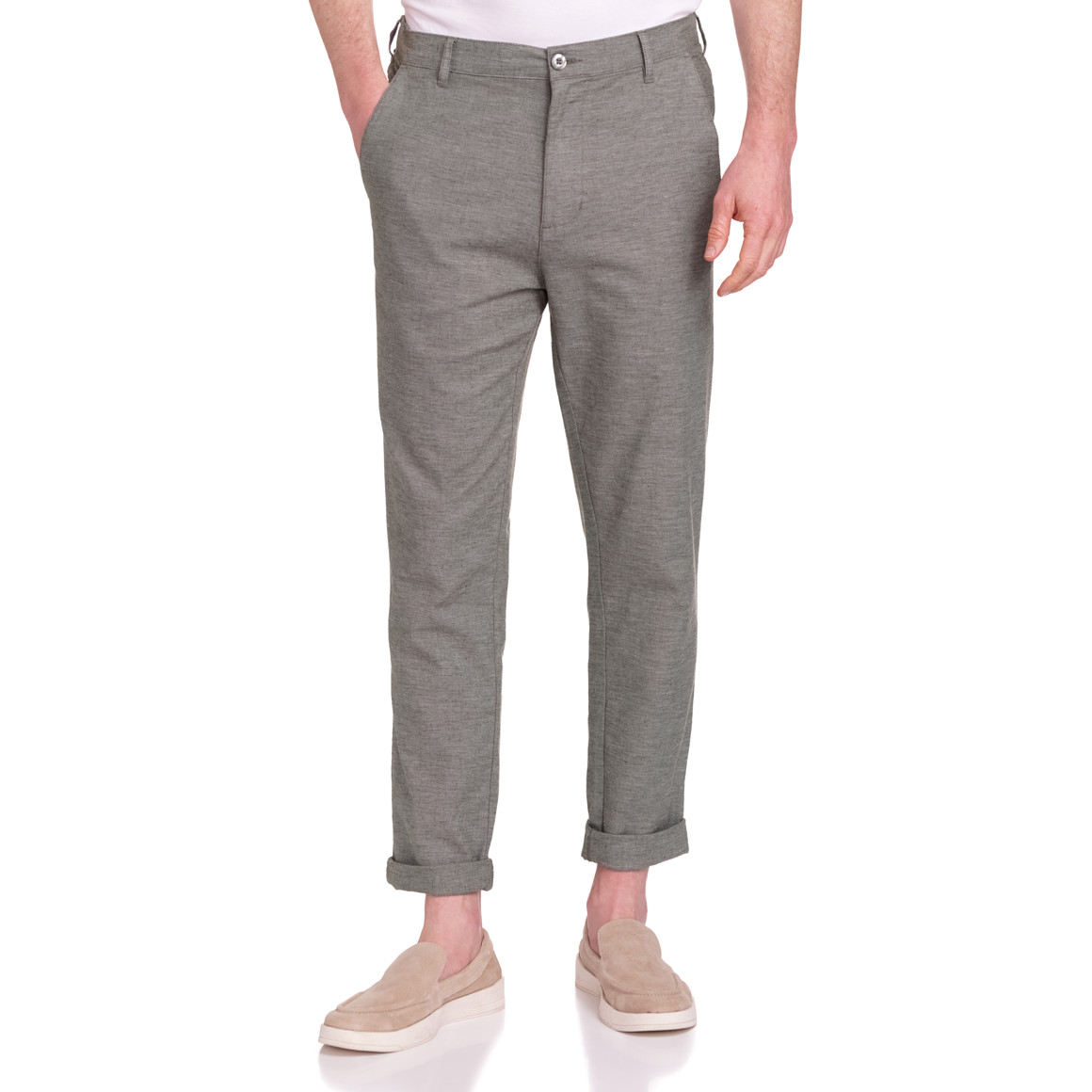 Herren Hose  mit Leinen