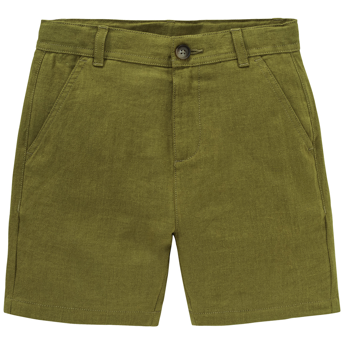 Jongensshorts van linnen in effen kleuren