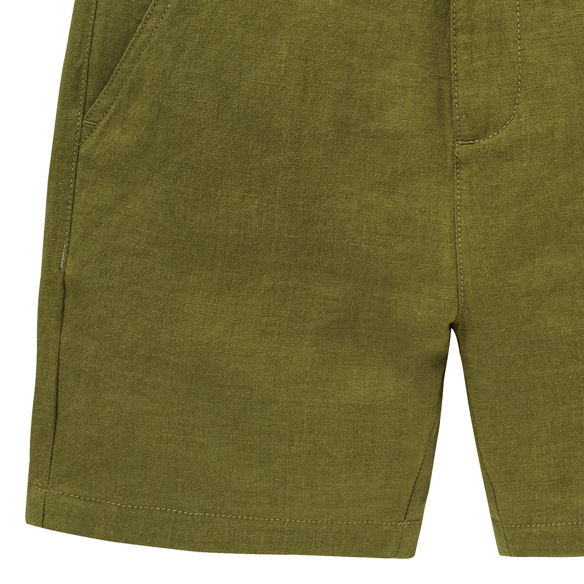 Jongensshorts van linnen in effen kleuren