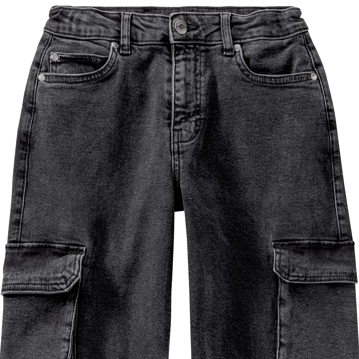 Jungen Straight-Jeans im Cargo-Style