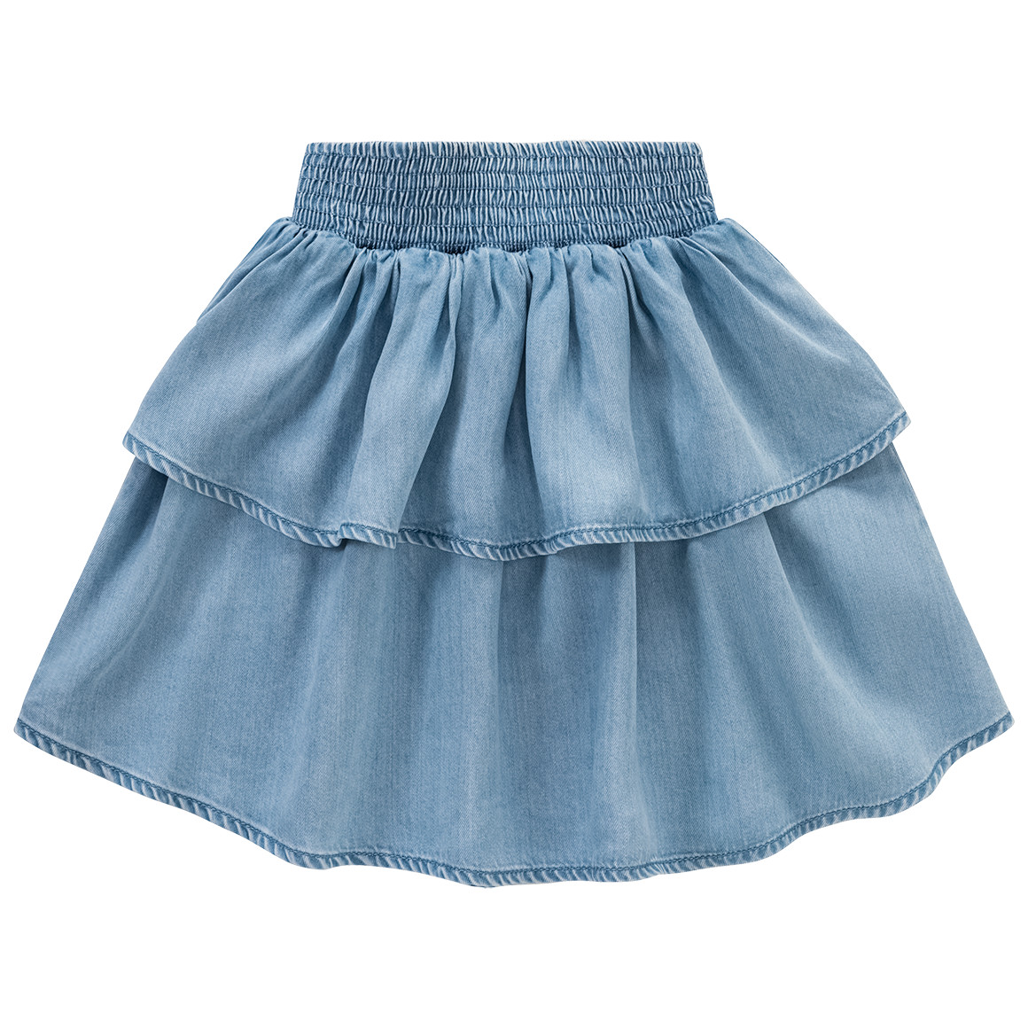 Mädchen Rock in Denim-Optik