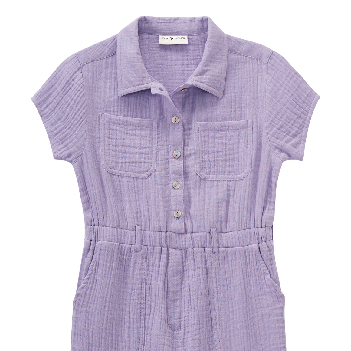 Mädchen Musselin-Jumpsuit aus Bio-Baumwolle