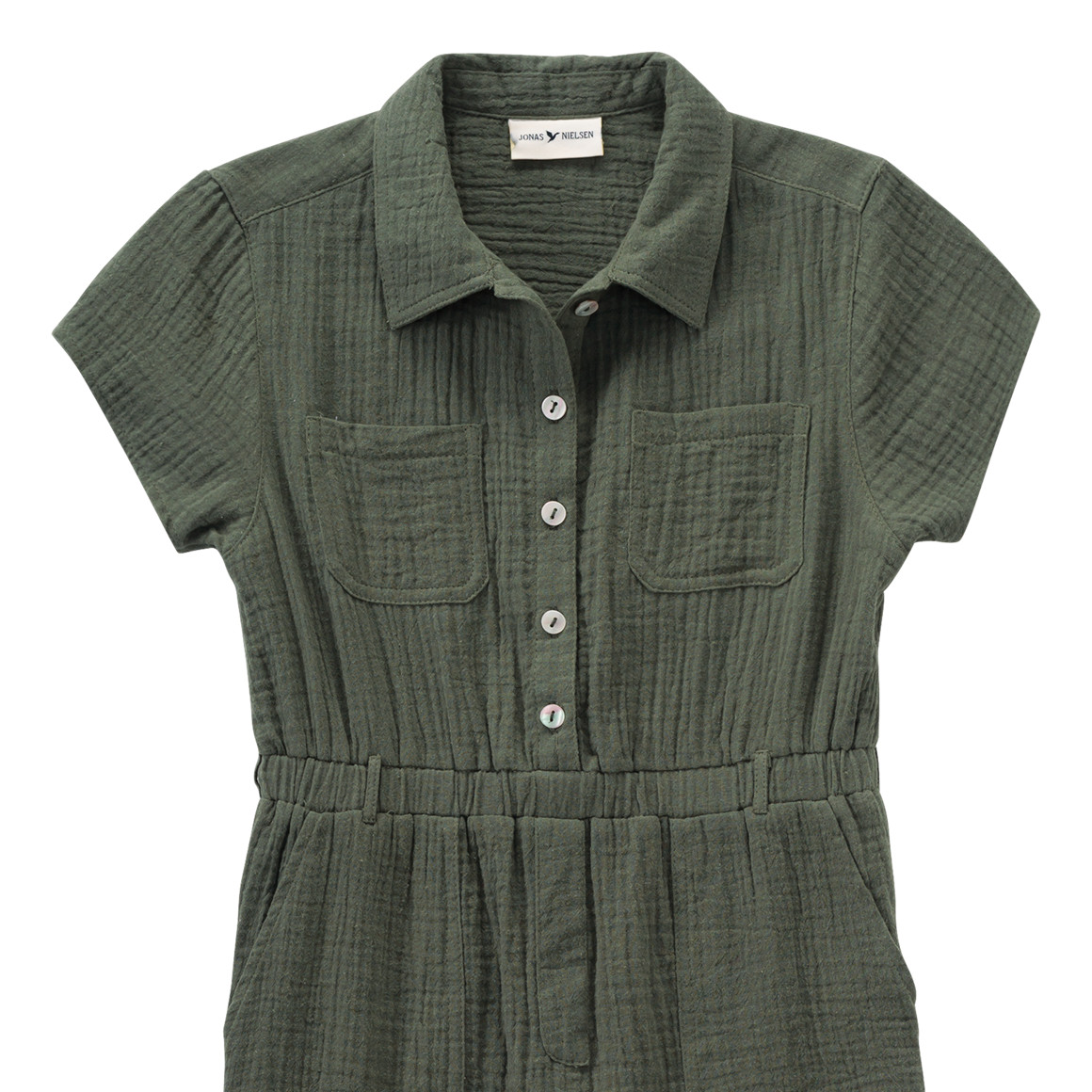 Mädchen Musselin-Jumpsuit aus Bio-Baumwolle