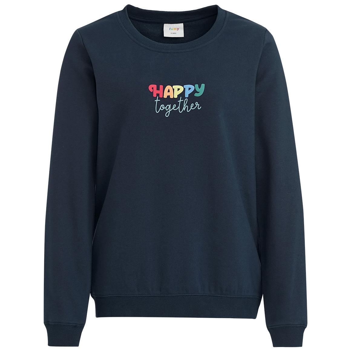 Damen Sweatshirt mit Message-Print