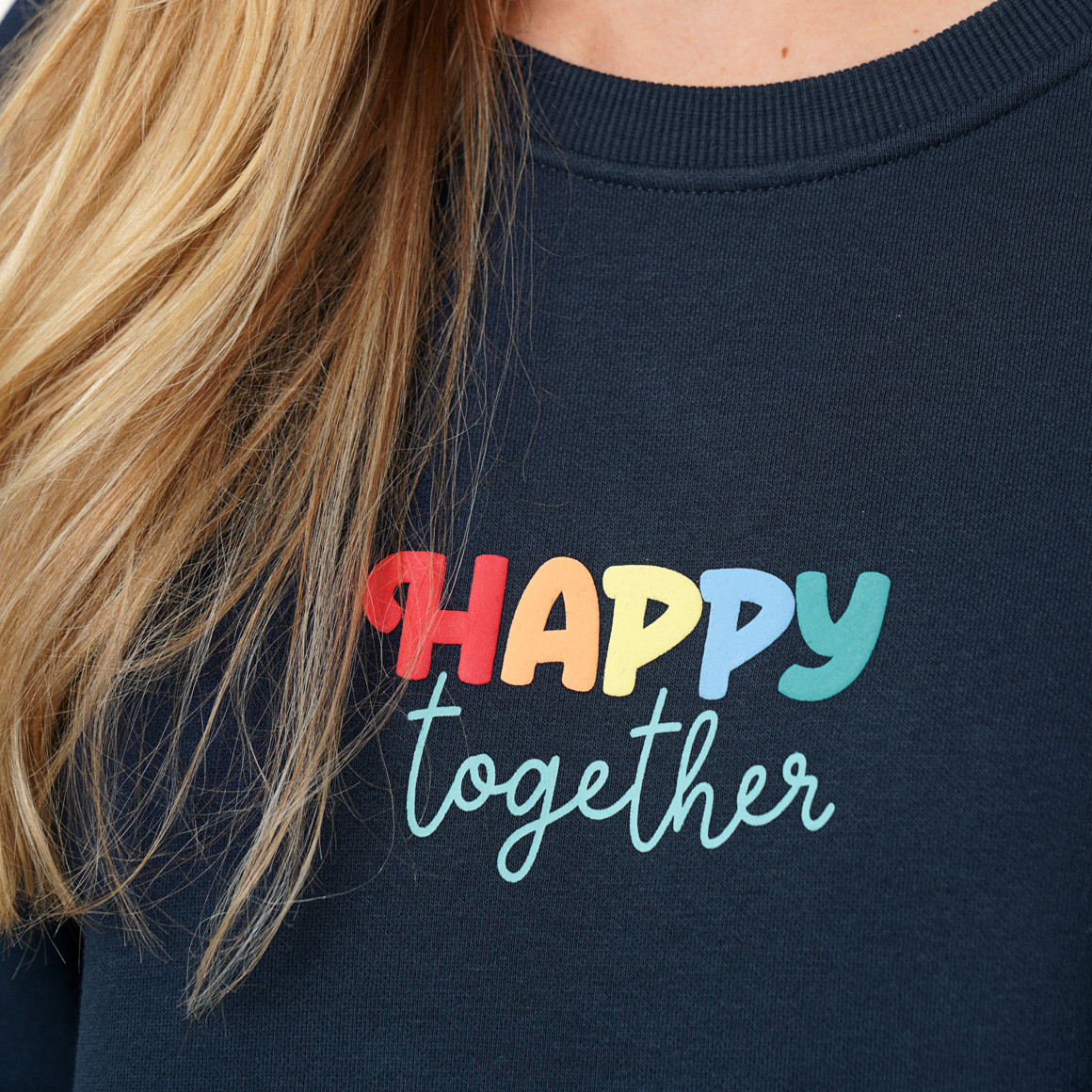 Damen Sweatshirt mit Message-Print