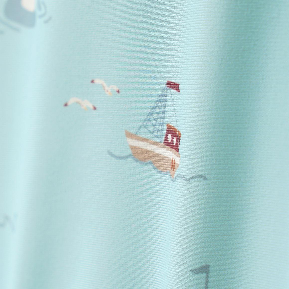 Baby Badeanzug mit Segelschiffen