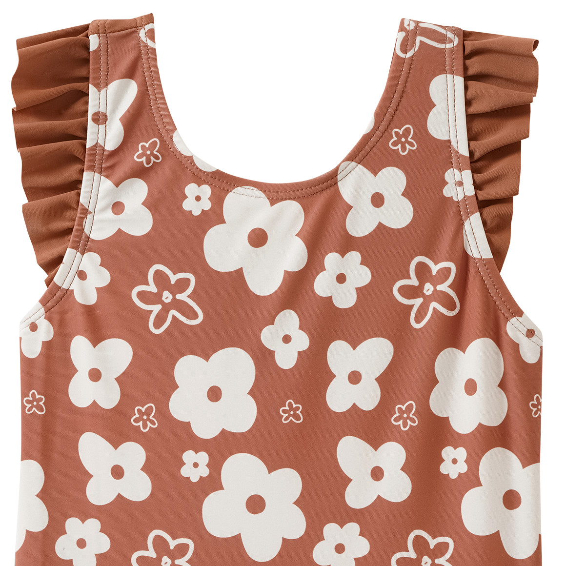 Mädchen Badeanzug mit Blumen-Allover
