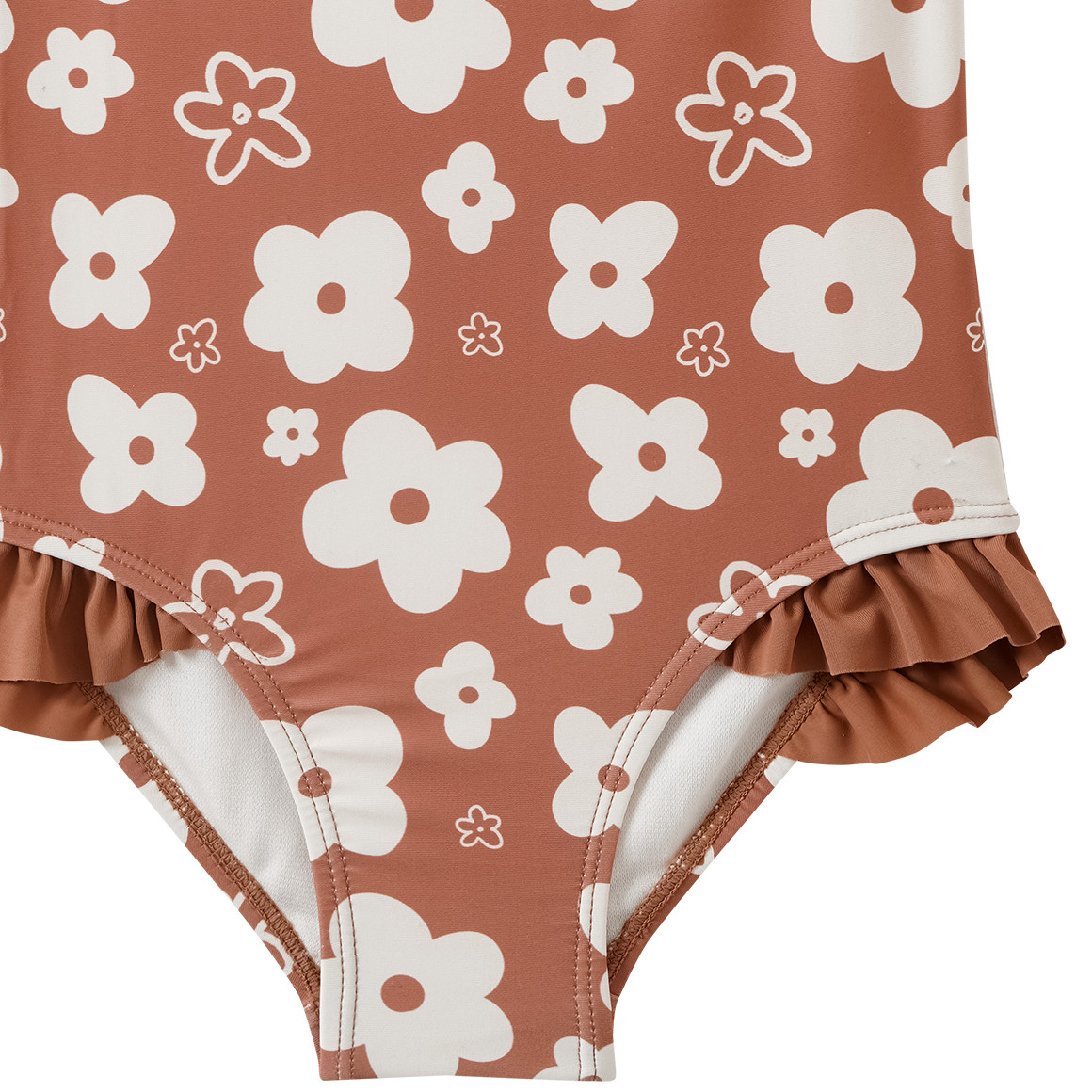 Mädchen Badeanzug mit Blumen-Allover