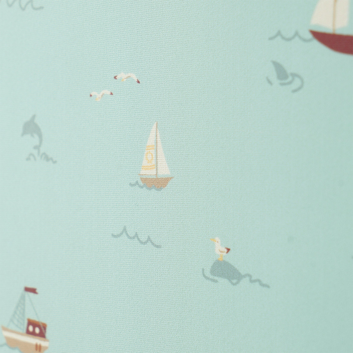 Mädchen Badeanzug mit Segelschiffen