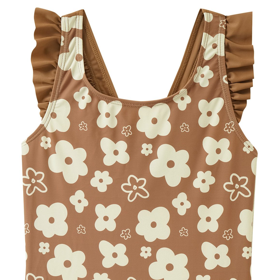 Mädchen Badeanzug mit Blumen-Allover
