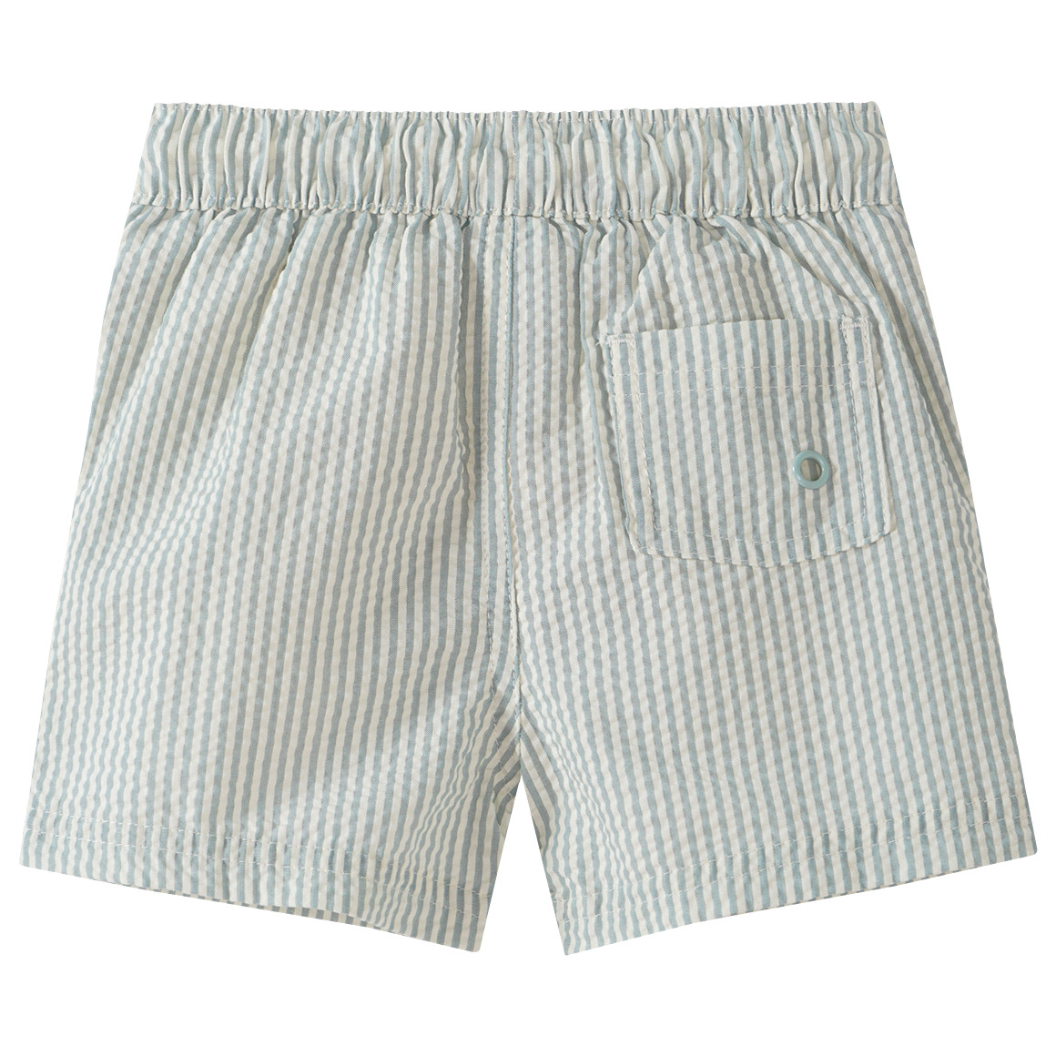 Baby Badeshorts mit Seersucker-Streifen