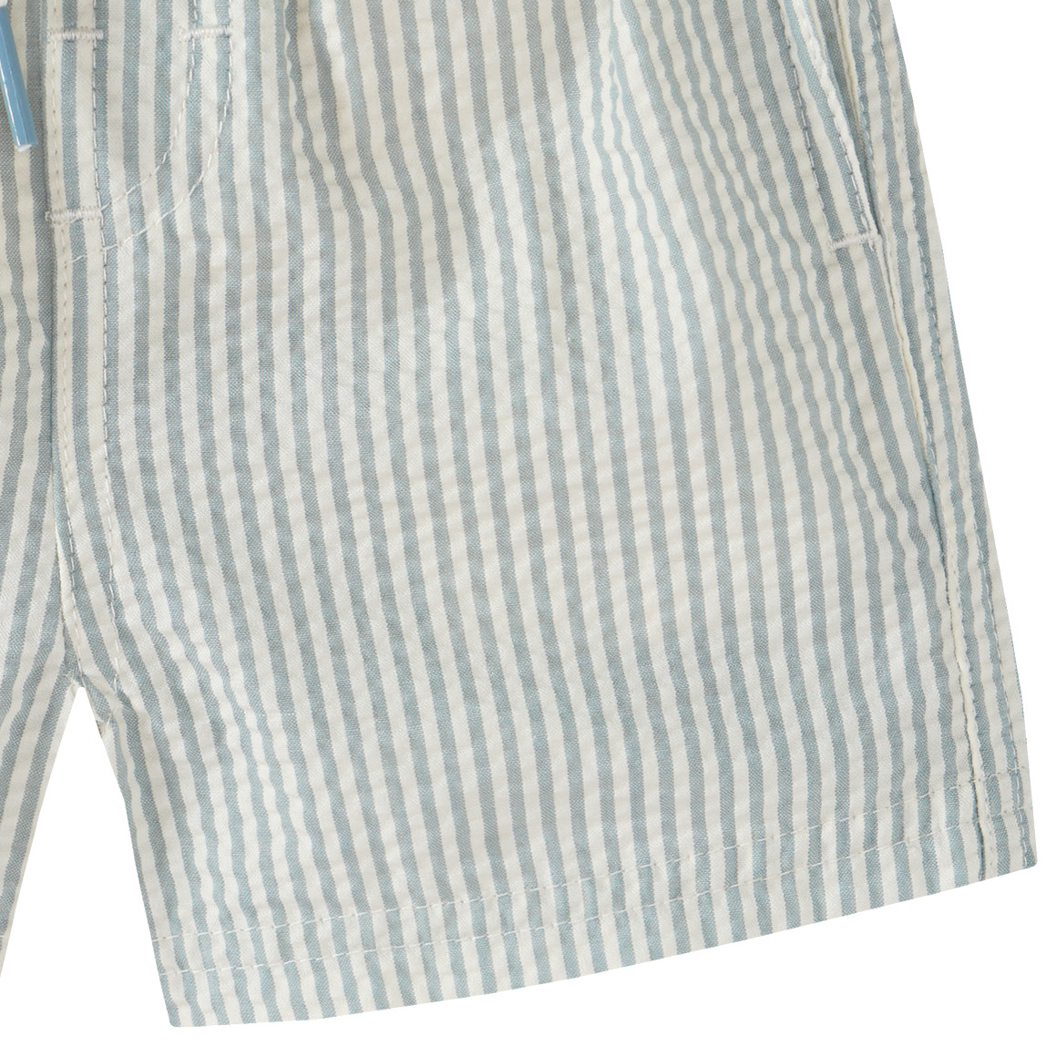 Baby Badeshorts mit Seersucker-Streifen